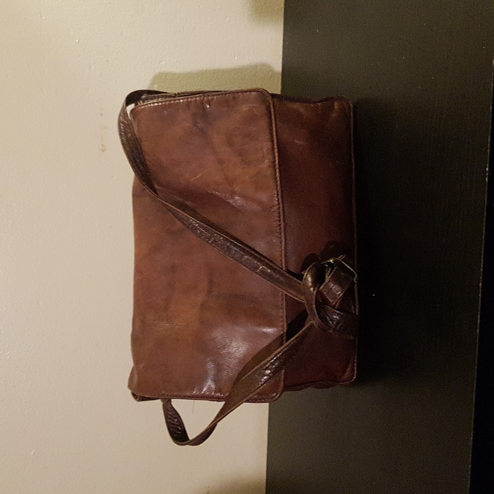 Genuine Leather Crossbody Bag - Picture 2 of 8